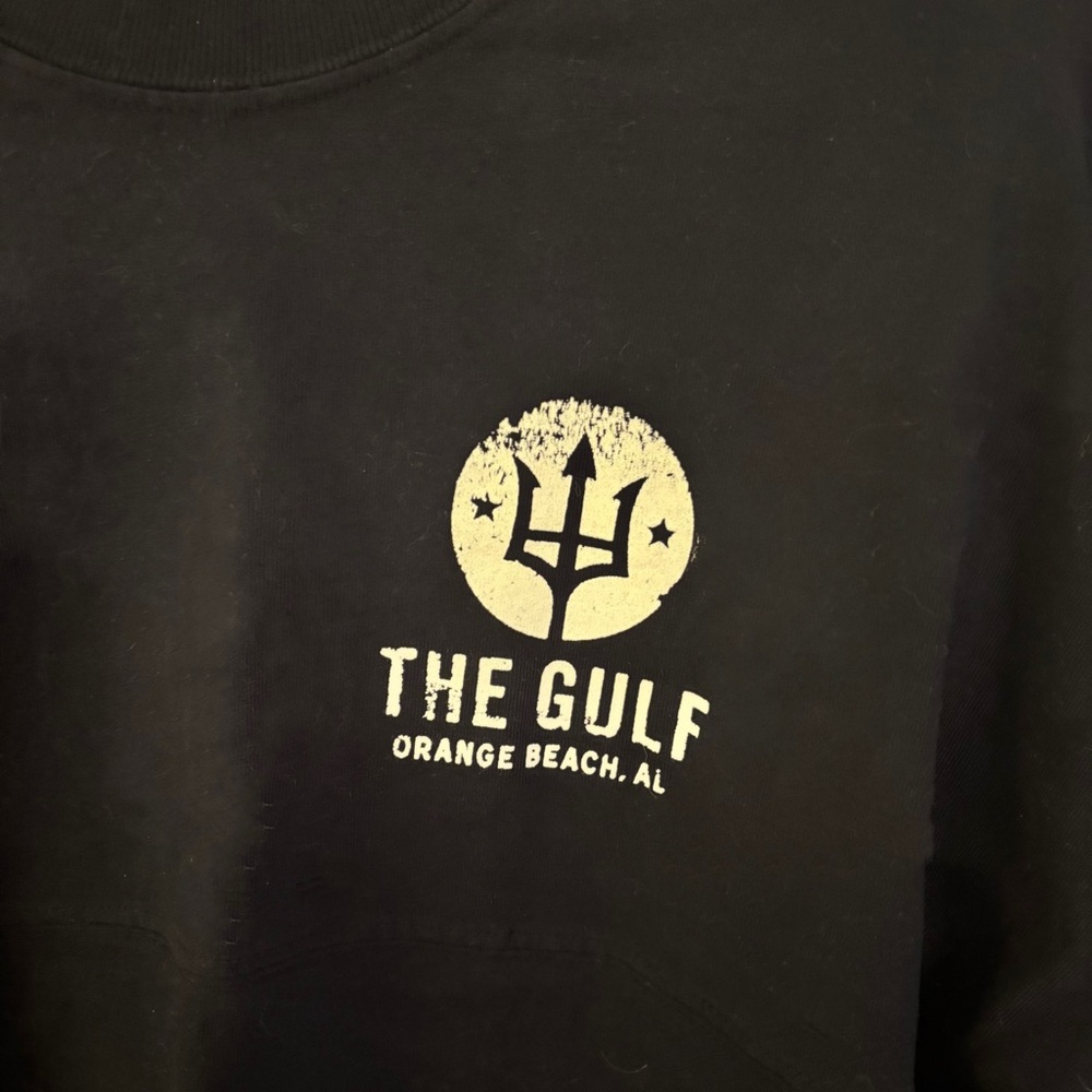 The Gulf - Orange Beach, AL Sweatshirt- Navy and White - size XS - Picture 3 of 4